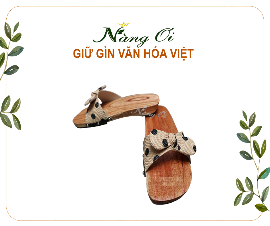 guốc gỗ việt nam mang đậm phong cách của ngày xưa
